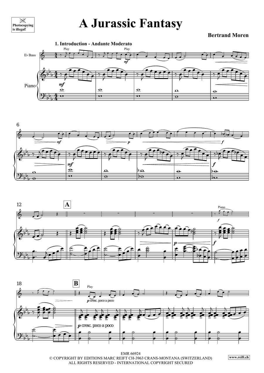 A Jurassic Fantasy A Jurassic Fantasy Voice Solo scores gallery preview page 5