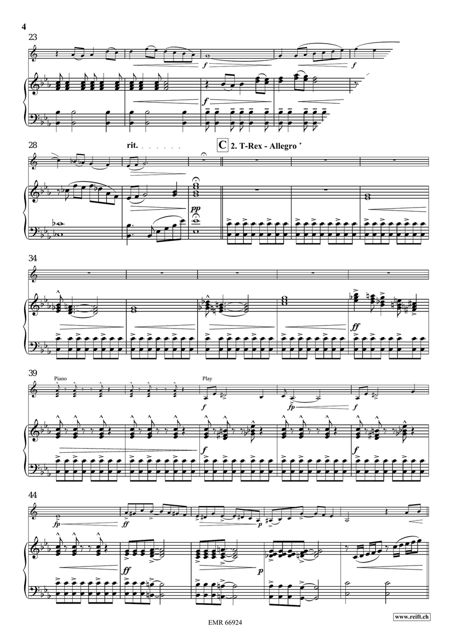 A Jurassic Fantasy A Jurassic Fantasy Voice Solo scores gallery preview page 6