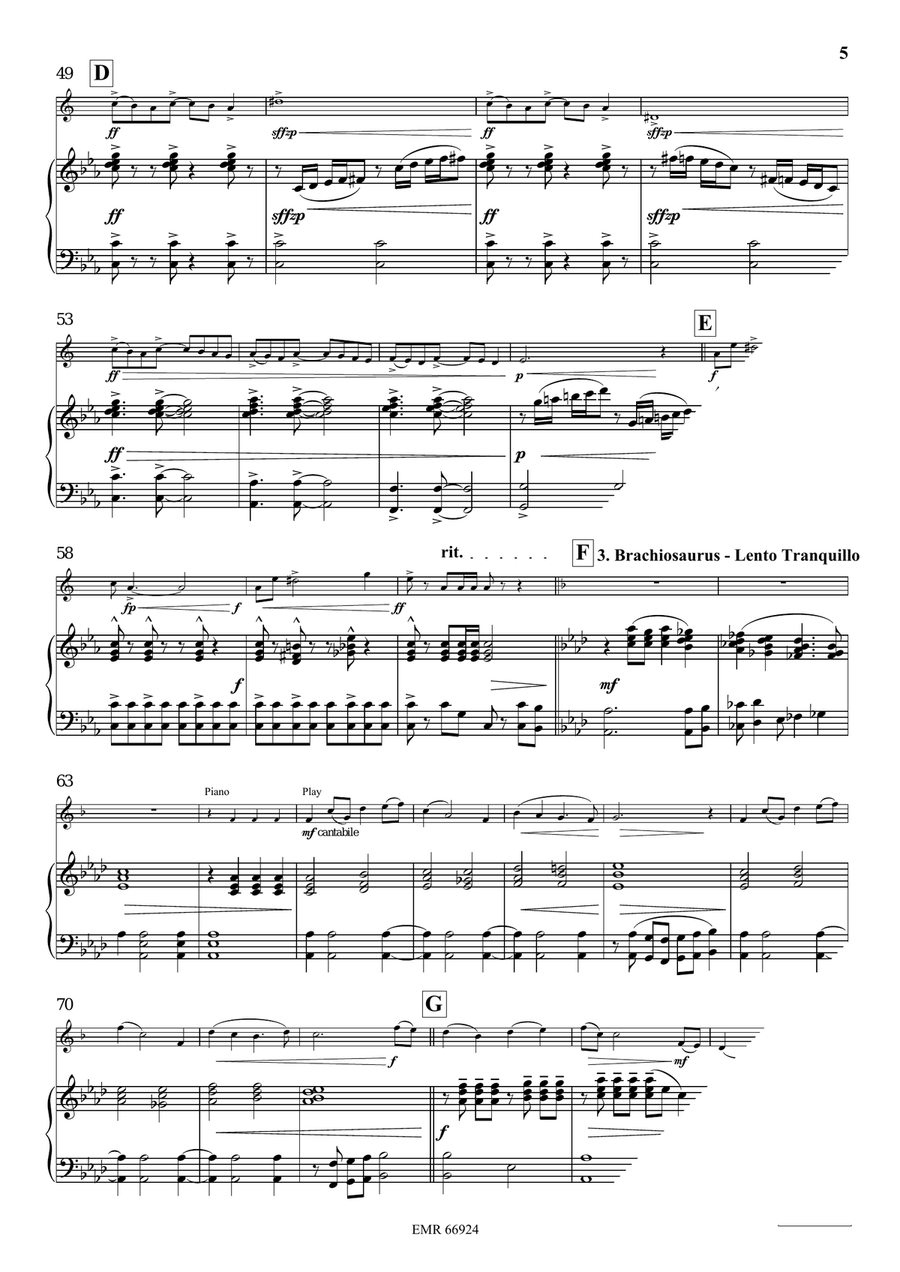 A Jurassic Fantasy A Jurassic Fantasy Voice Solo scores gallery preview page 7