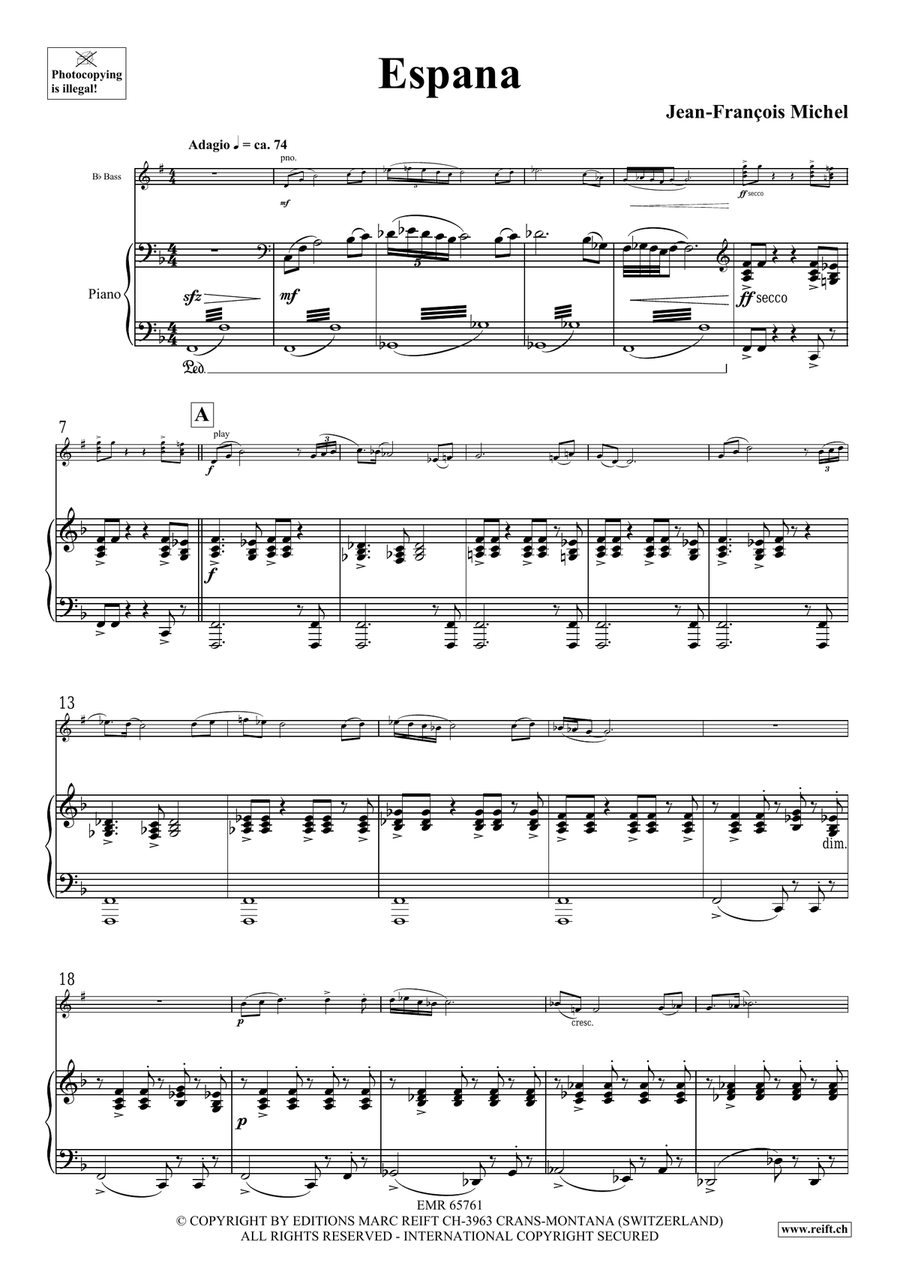 Espana Espana Voice Solo scores gallery preview page 4