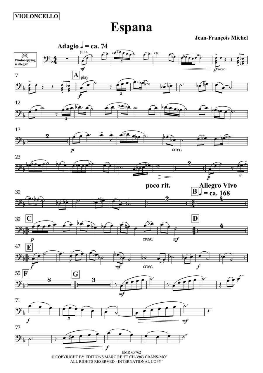 Espana Espana Piano Accompaniment scores gallery preview page 3