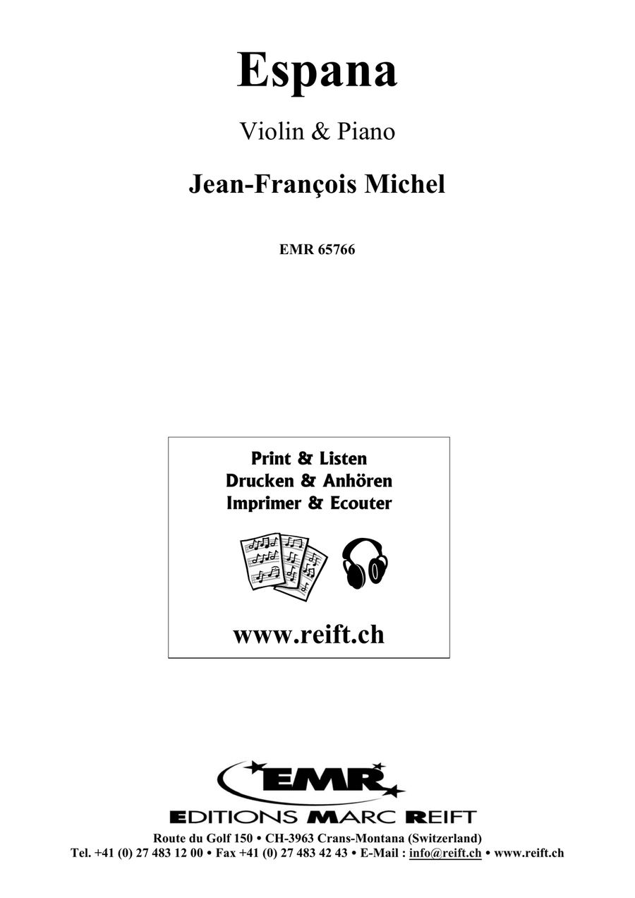 Espana Espana Violin Solo scores gallery preview page 2