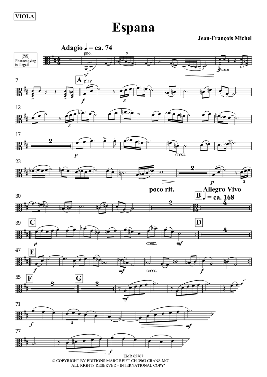 Espana Espana Piano Accompaniment scores gallery preview page 3