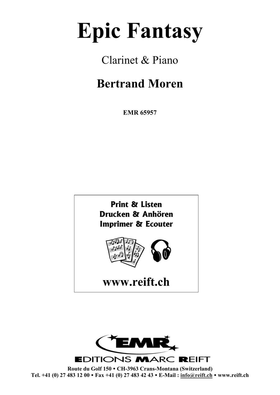 Epic Fantasy Epic Fantasy Clarinet Solo scores gallery preview page 2