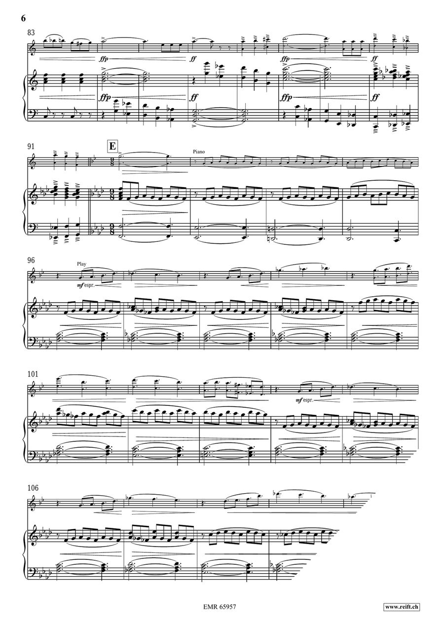 Epic Fantasy Epic Fantasy Clarinet Solo scores gallery preview page 8