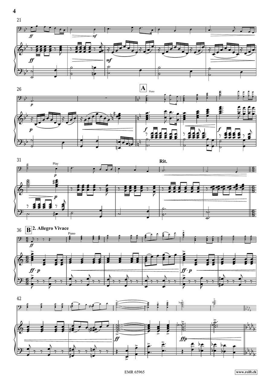 Epic Fantasy Epic Fantasy Bass Trombone scores gallery preview page 6