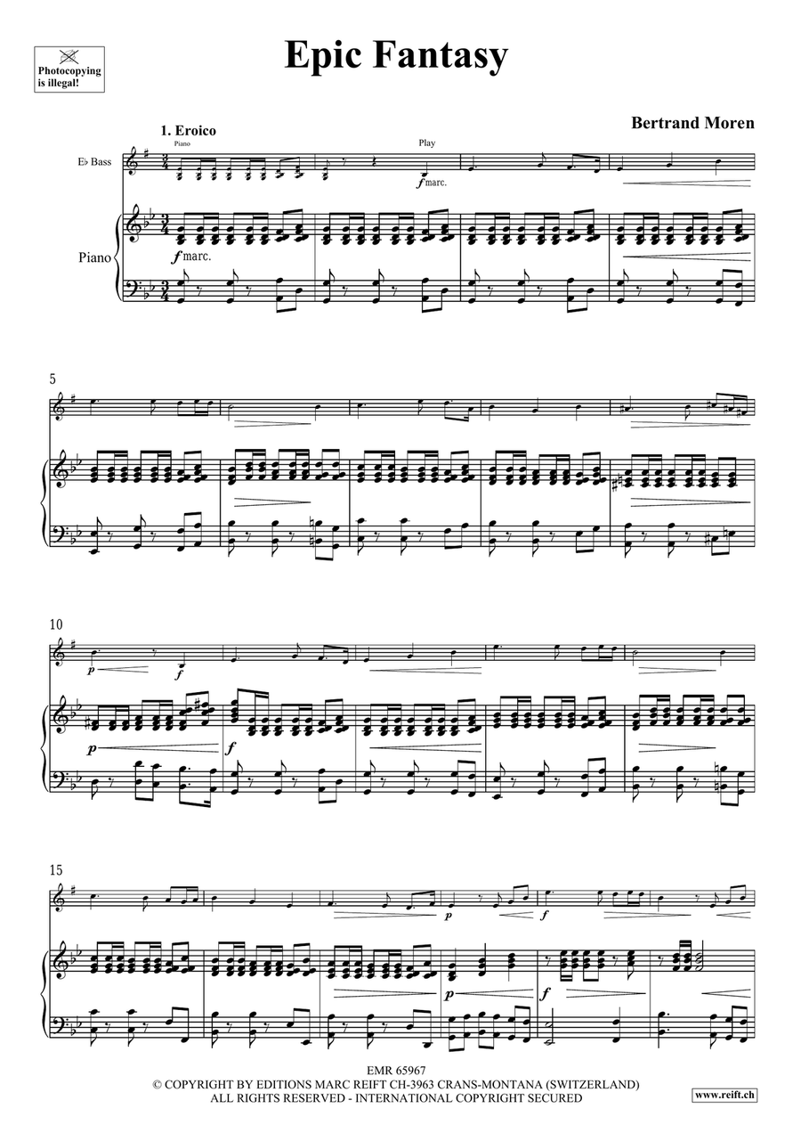 Epic Fantasy Epic Fantasy Voice Solo scores gallery preview page 5