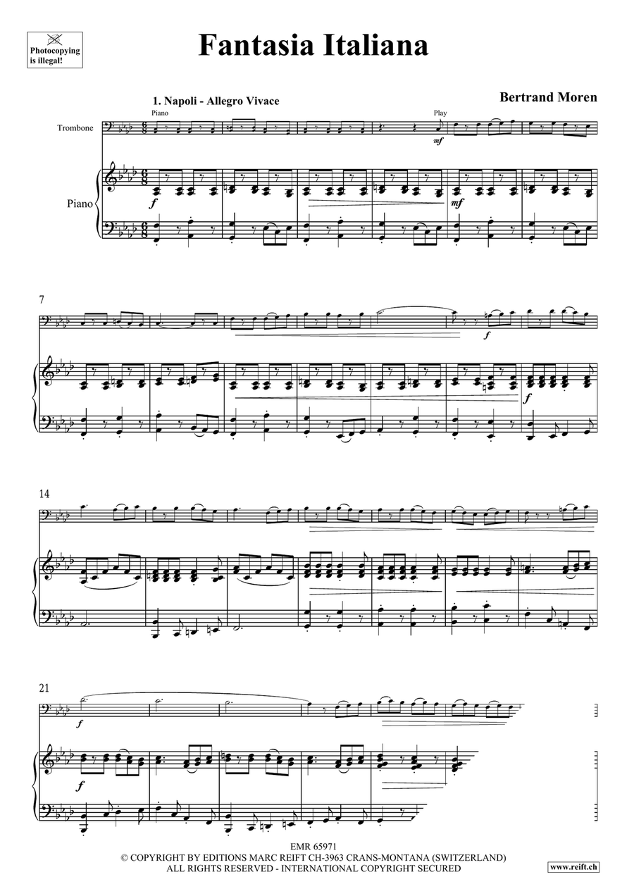 Fantasia Italiana Fantasia Italiana Piano Accompaniment scores gallery preview page 5