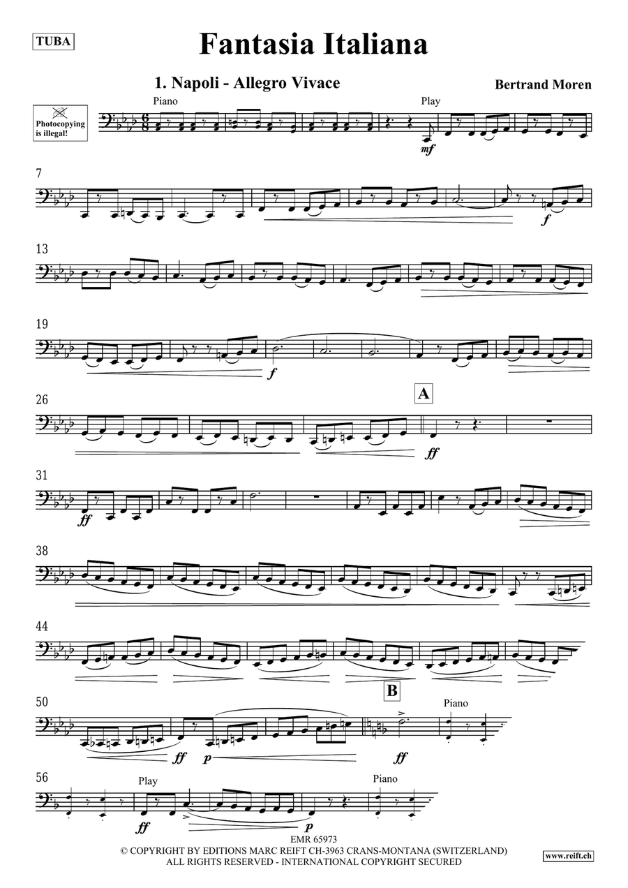 Fantasia Italiana Fantasia Italiana Tuba scores gallery preview page 4