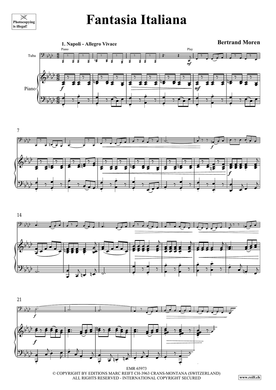 Fantasia Italiana Fantasia Italiana Tuba scores gallery preview page 5