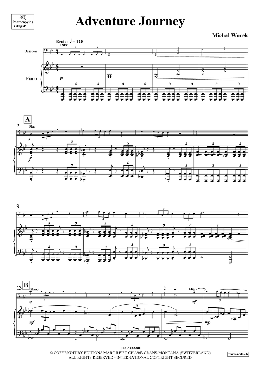 Adventure Journey Adventure Journey Bassoon Solo scores gallery preview page 5
