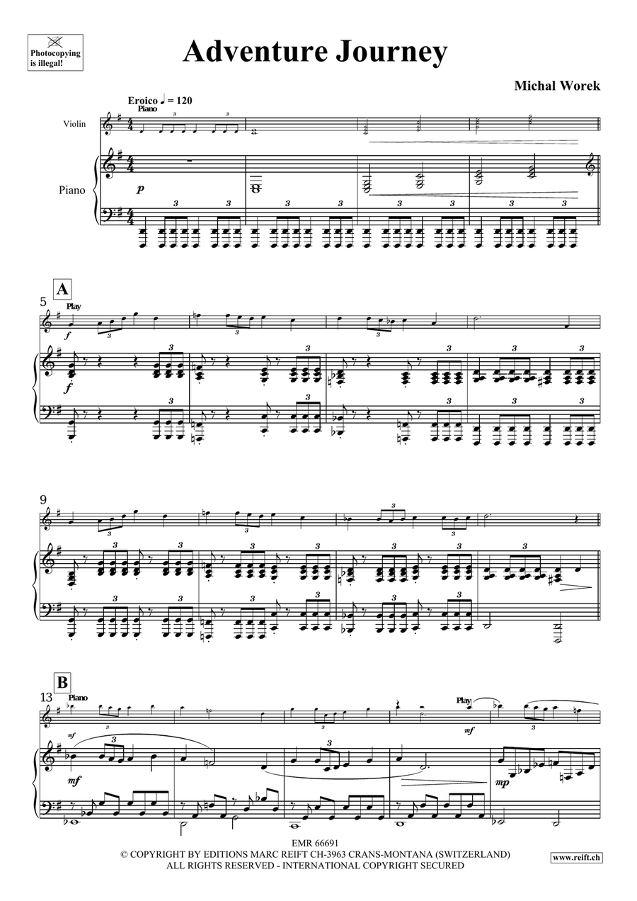 Adventure Journey Adventure Journey Violin Solo scores gallery preview page 5