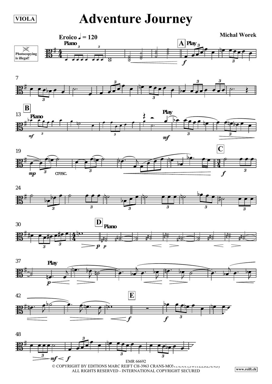 Adventure Journey Adventure Journey Piano Accompaniment scores gallery preview page 4