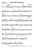 Adventure Journey Baritone Saxophone scores gallery preview page 4