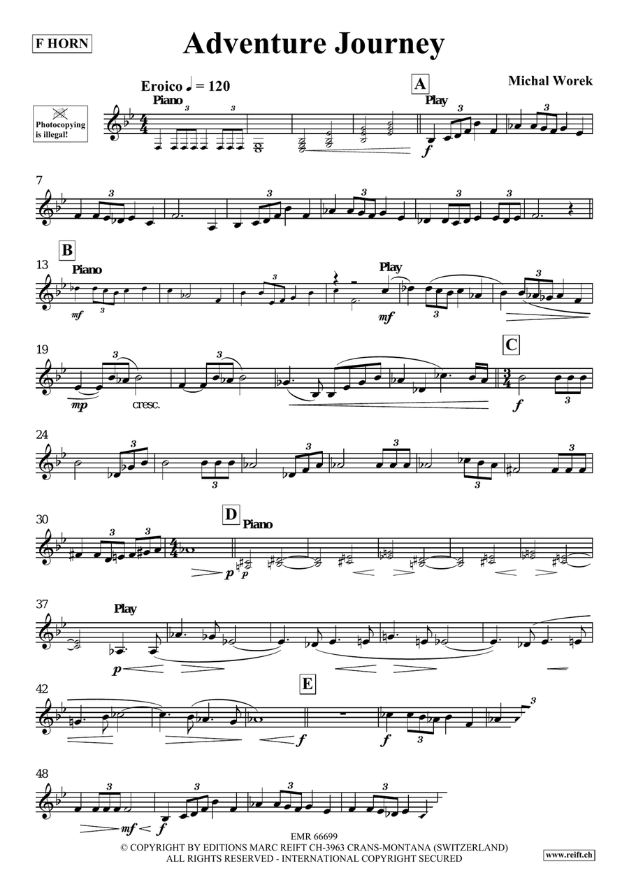 Adventure Journey Adventure Journey Horn scores gallery preview page 4