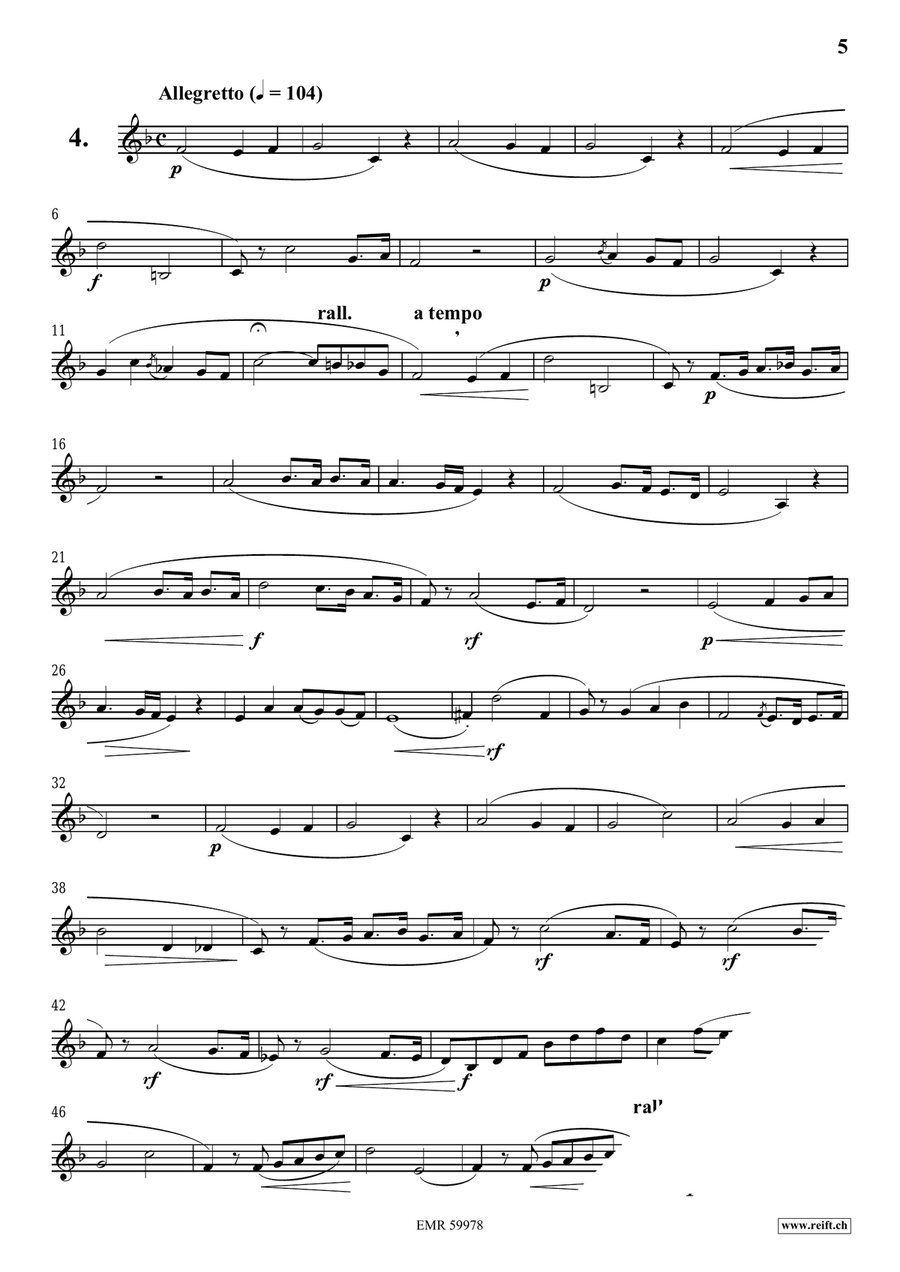 120 Melodic Studies in one volume Trumpet scores gallery preview page 5