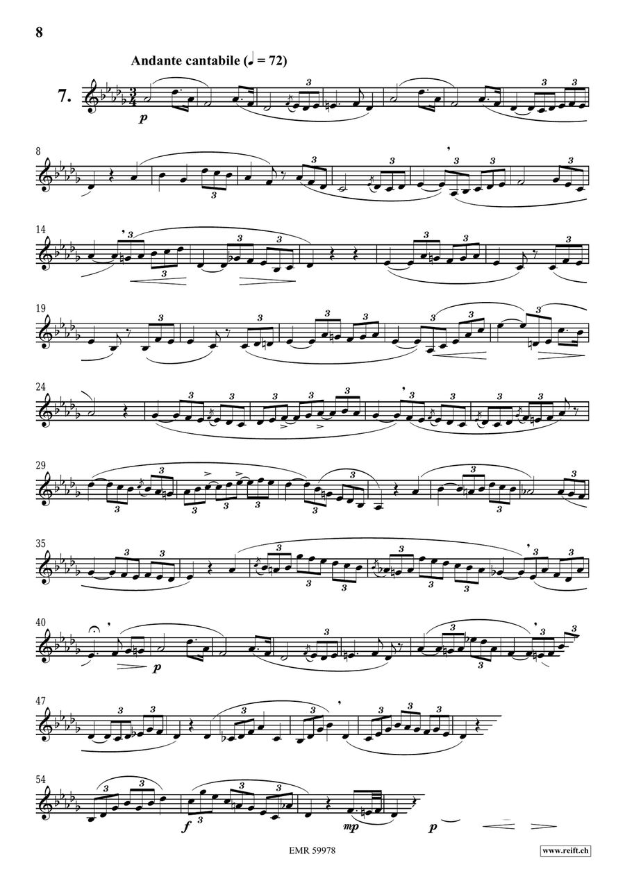 120 Melodic Studies in one volume Trumpet scores gallery preview page 8