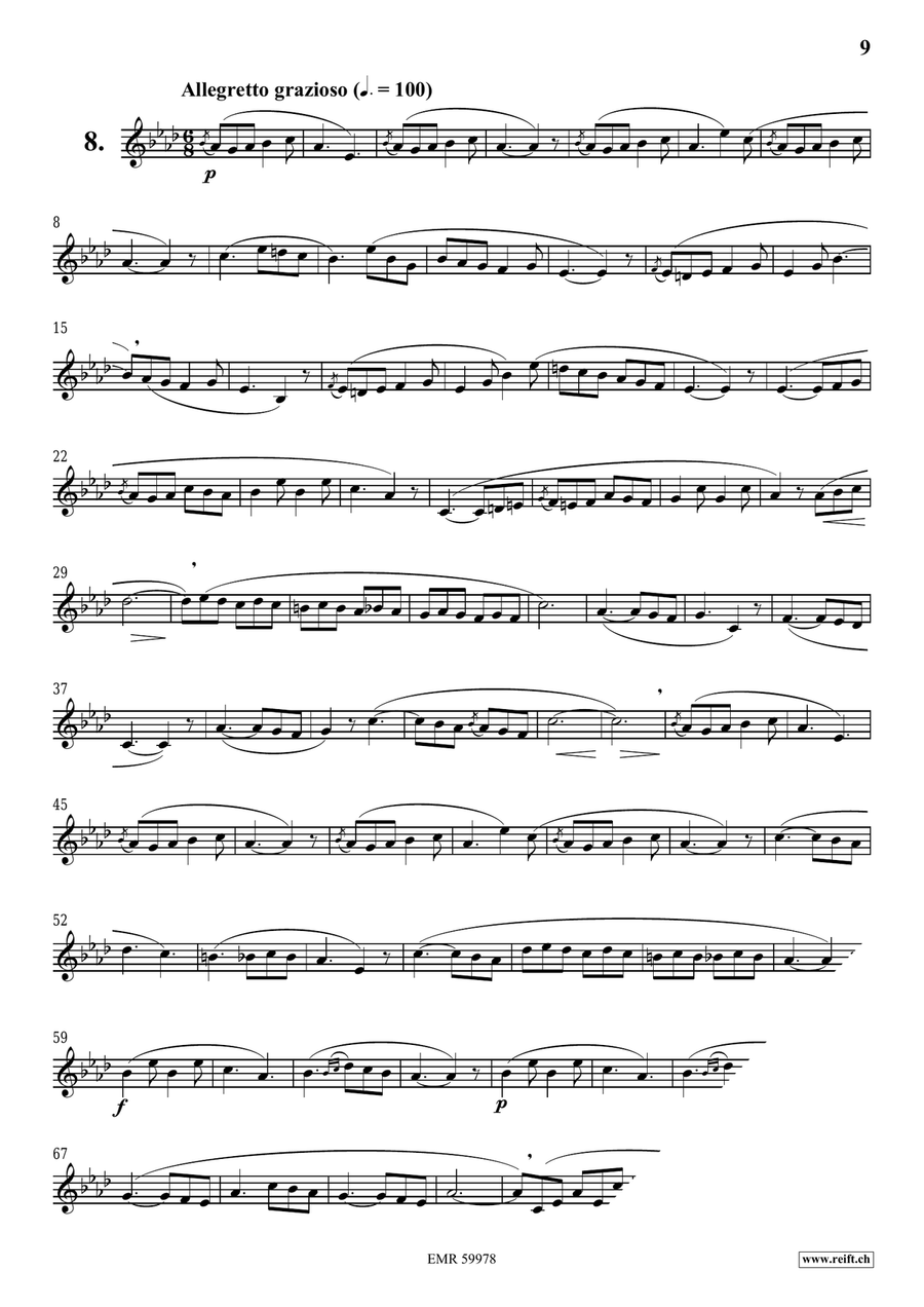 120 Melodic Studies in one volume Trumpet scores gallery preview page 9