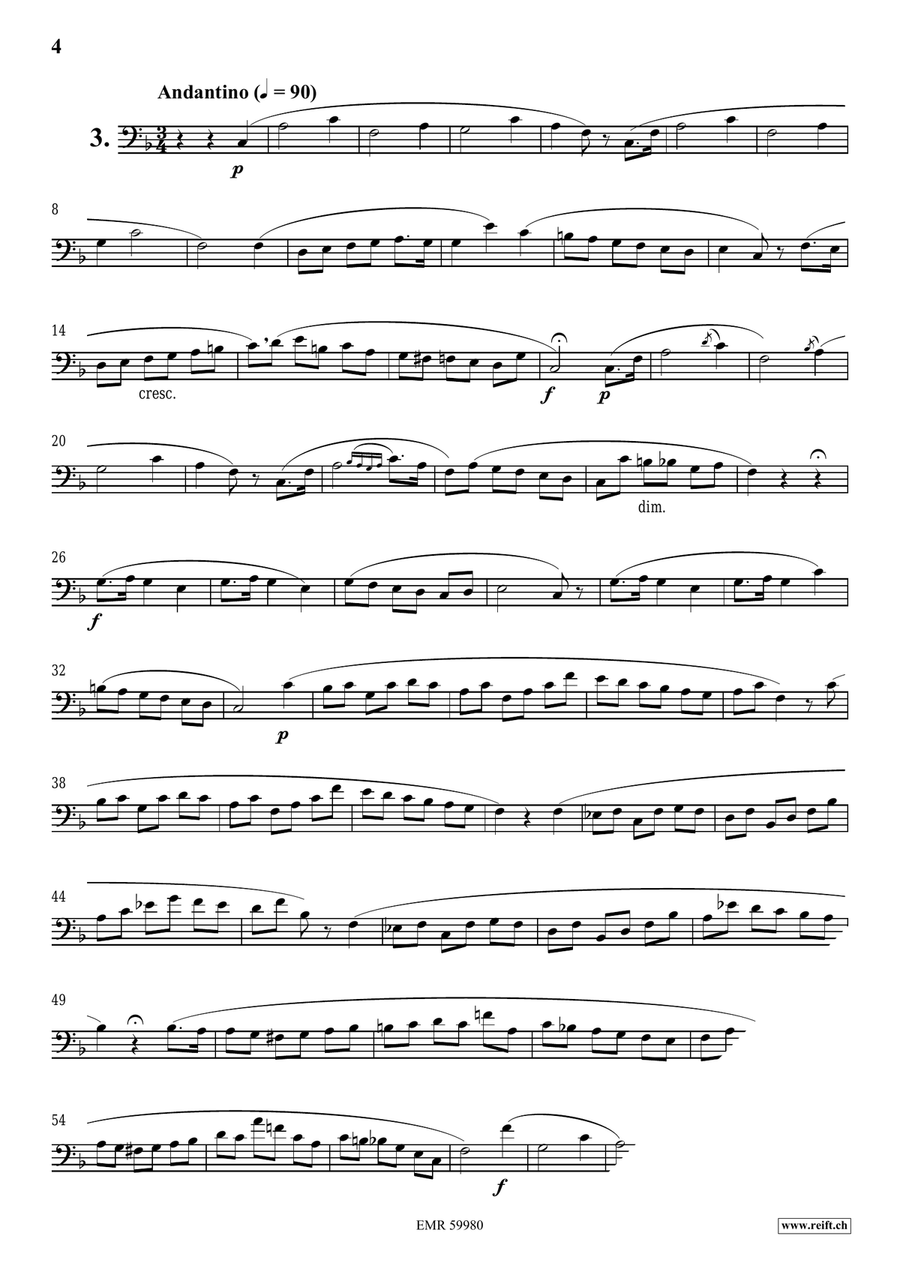 120 Melodic Studies in one volume Euphonium scores gallery preview page 4