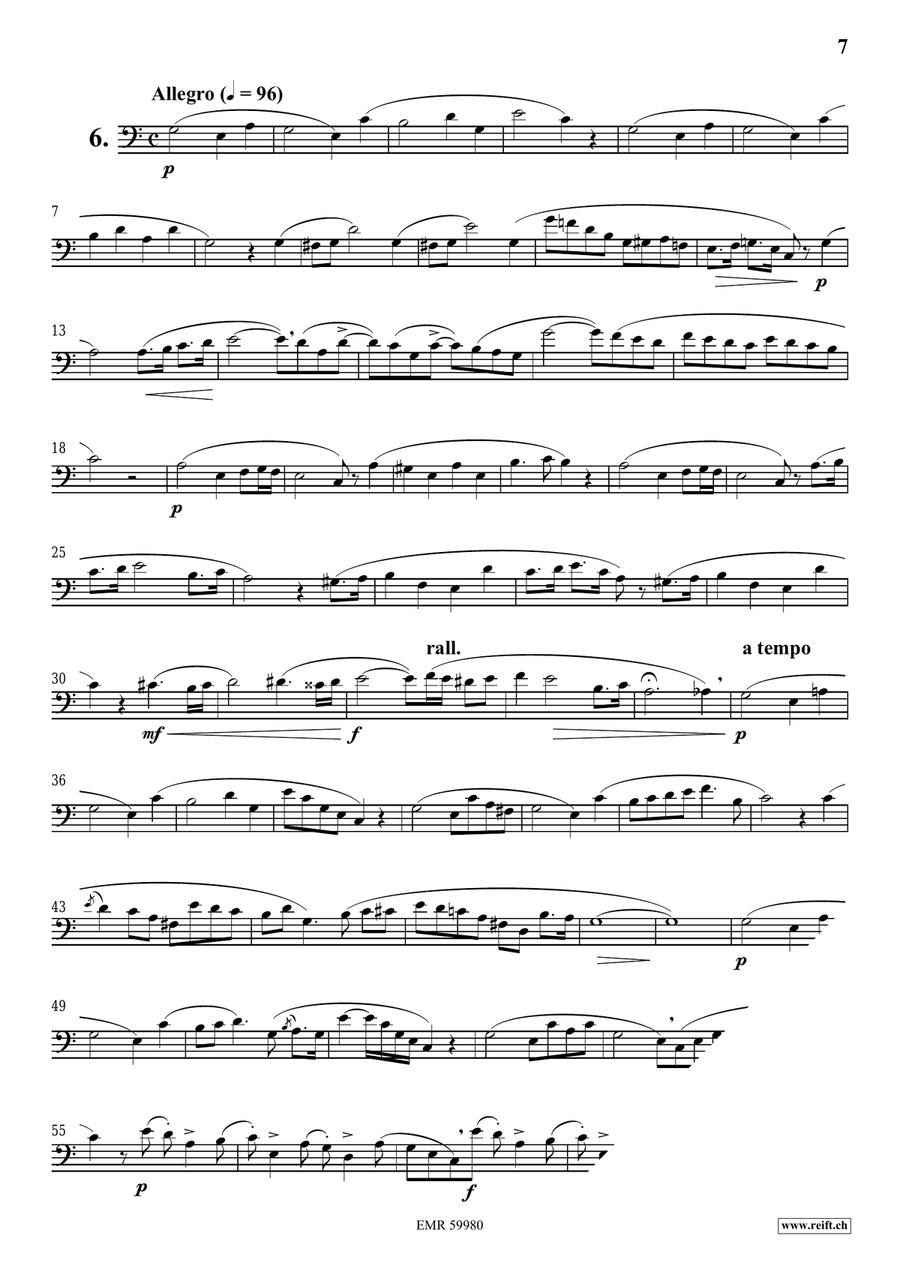 120 Melodic Studies in one volume Euphonium scores gallery preview page 7