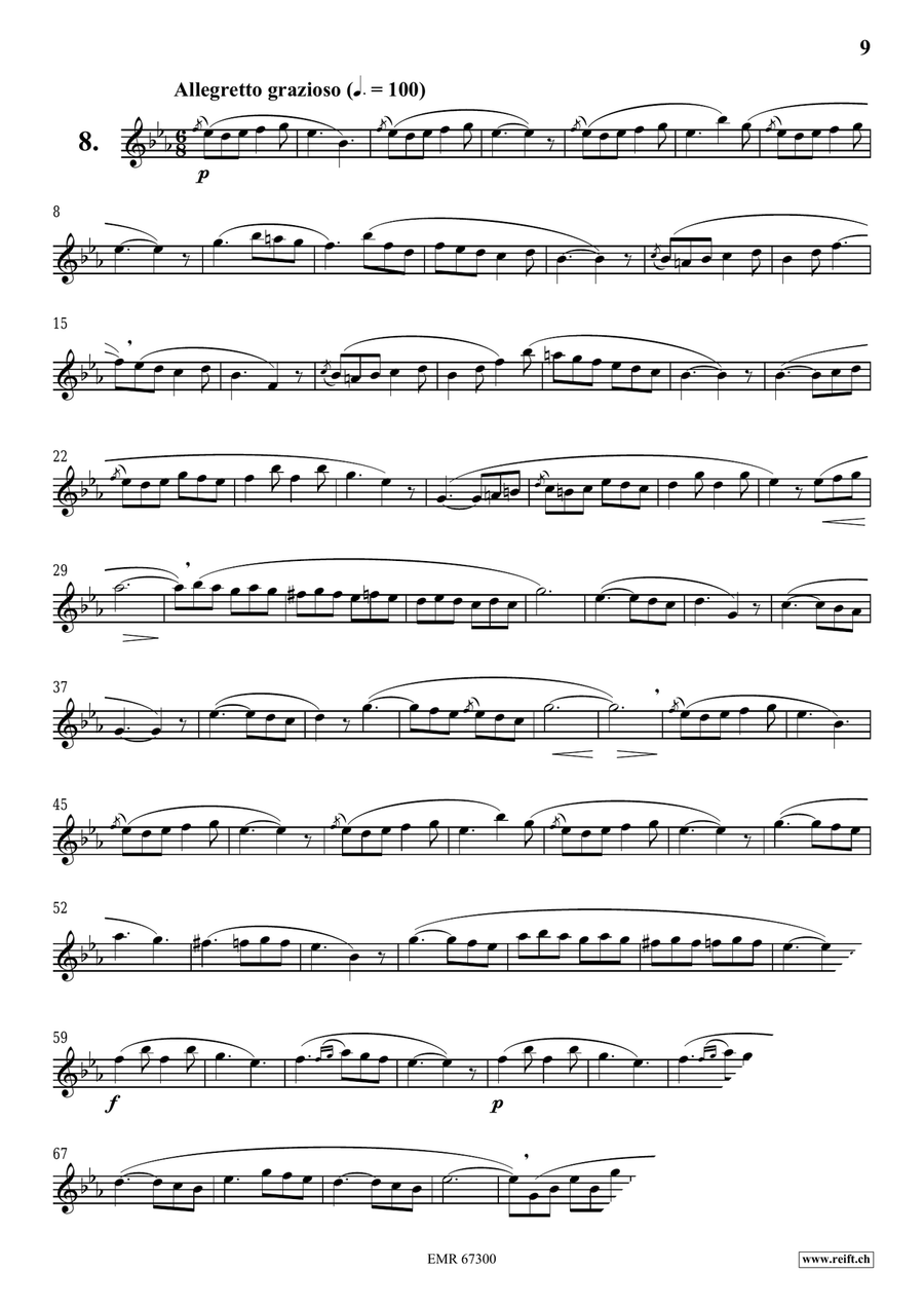 120 Melodic Studies in one volume Oboe Solo scores gallery preview page 9