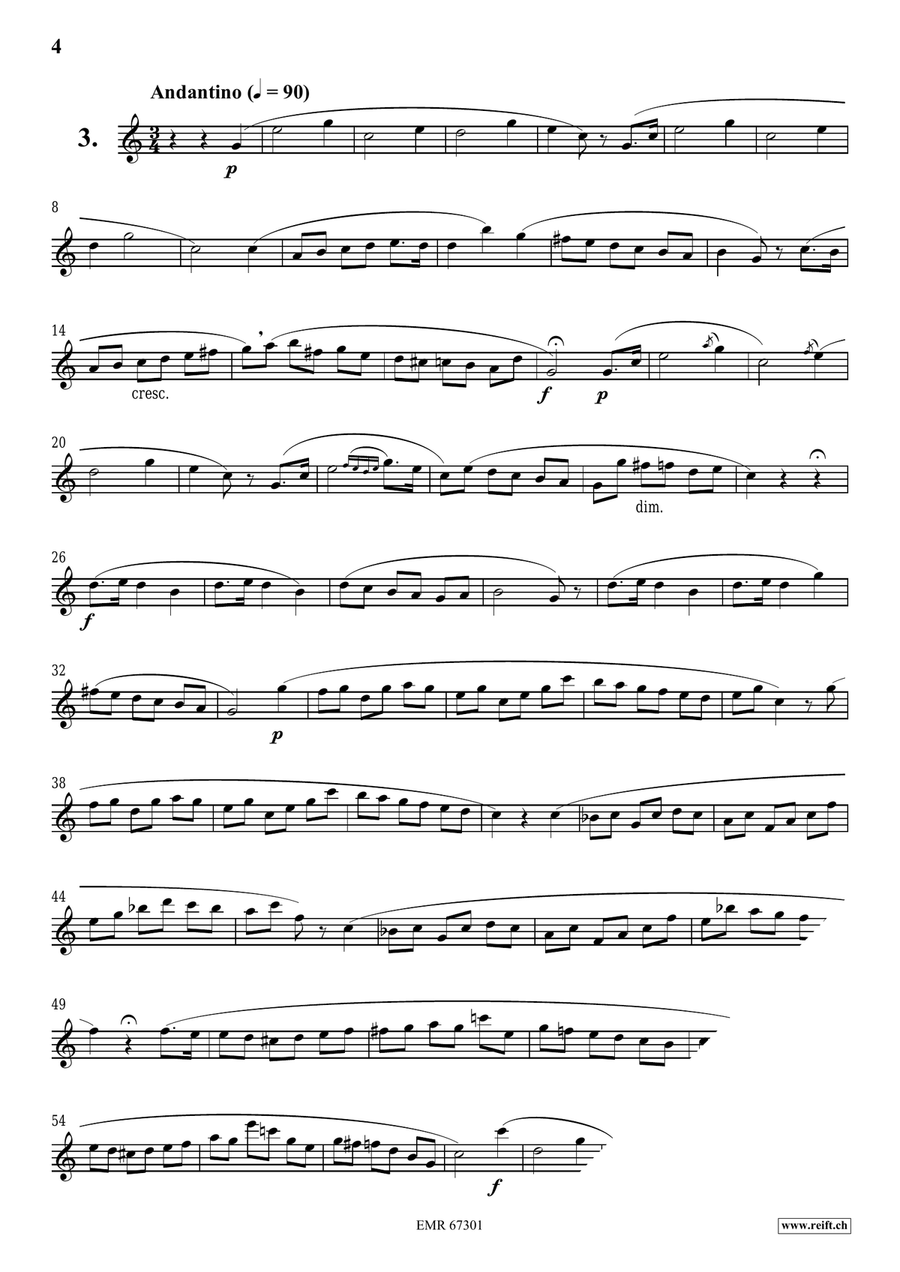 120 Melodic Studies in one volume Clarinet Solo scores gallery preview page 4