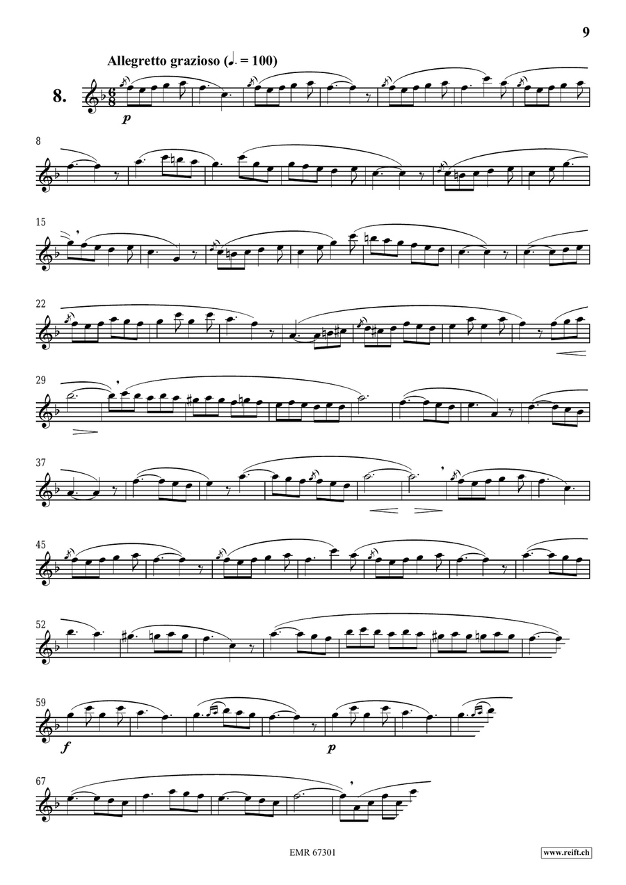 120 Melodic Studies in one volume Clarinet Solo scores gallery preview page 9