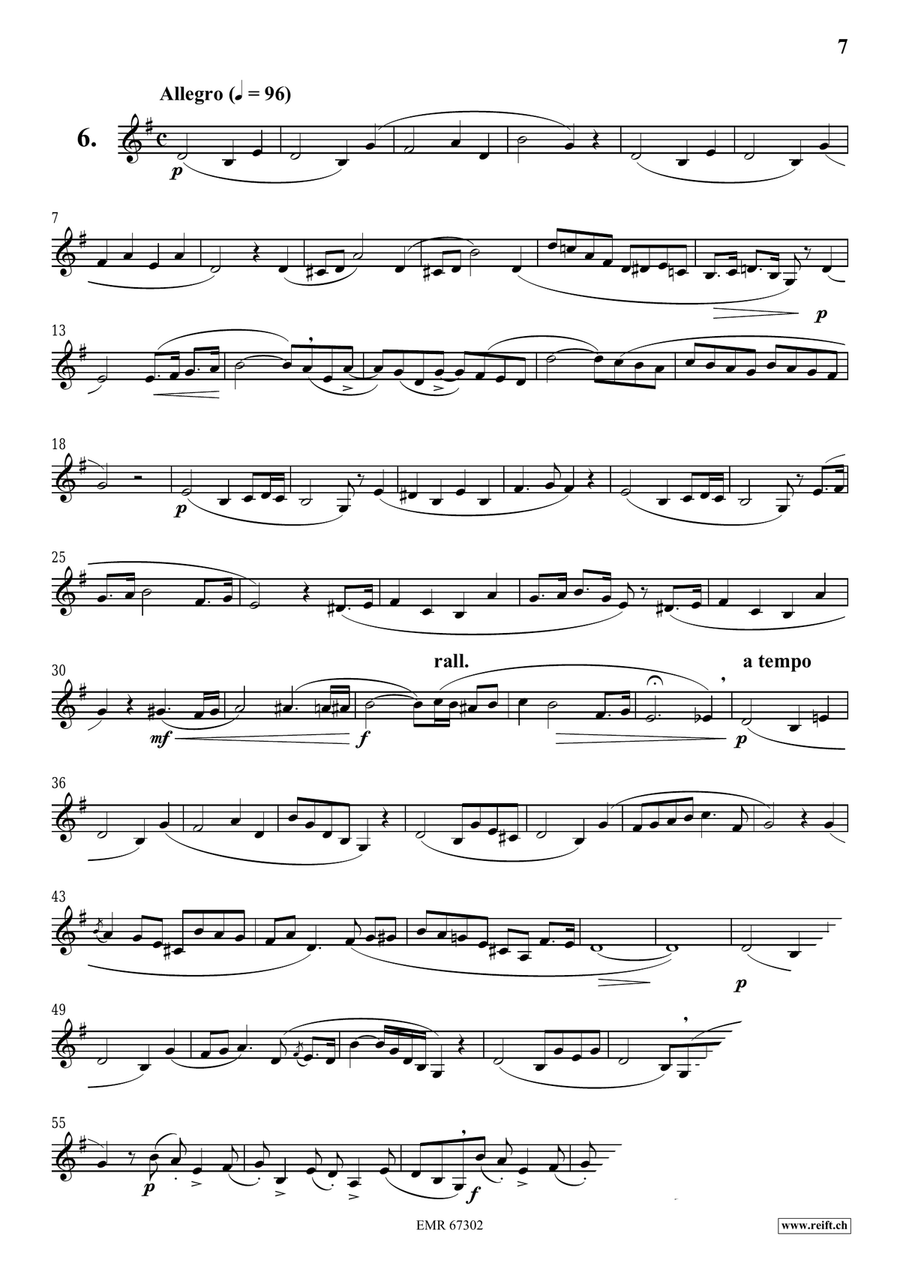 120 Melodic Studies in one volume Bass Clarinet scores gallery preview page 7