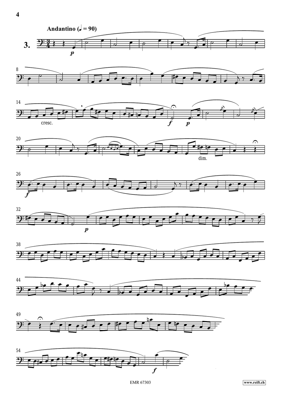 120 Melodic Studies in one volume Bassoon Solo scores gallery preview page 4