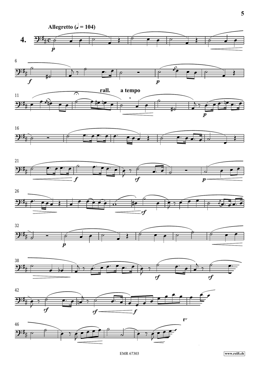 120 Melodic Studies in one volume Bassoon Solo scores gallery preview page 5