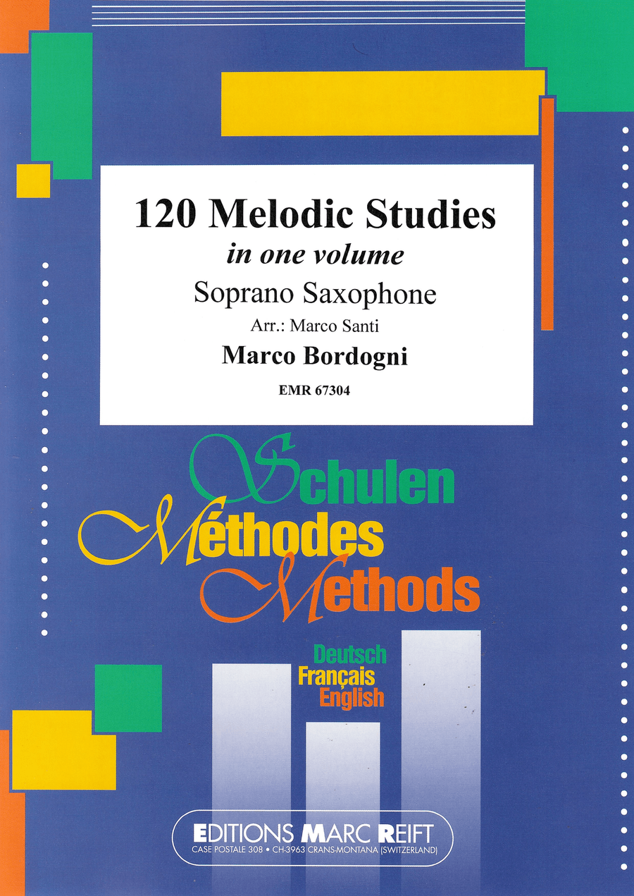 120 Melodic Studies in one volume Soprano Saxophone scores gallery preview page 1