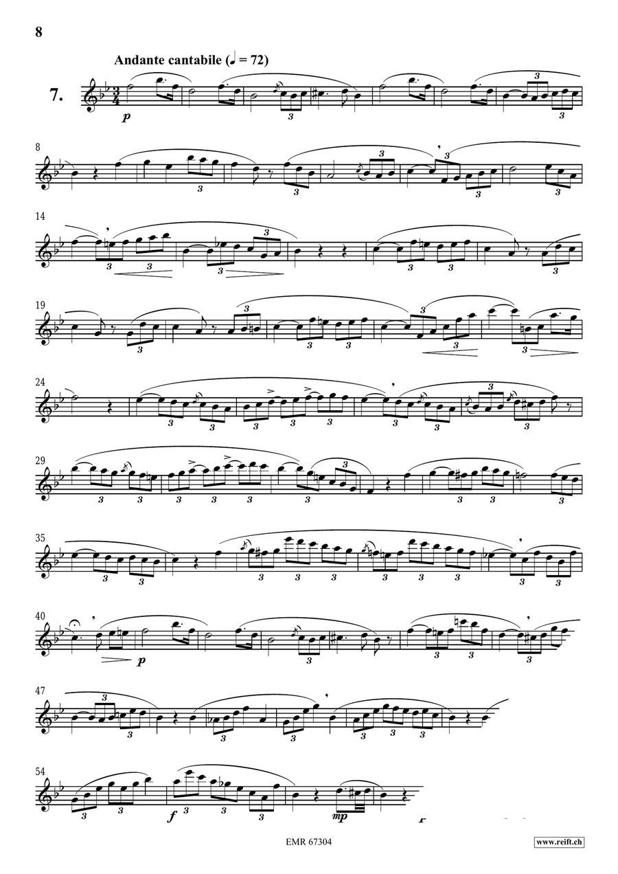 120 Melodic Studies in one volume Soprano Saxophone scores gallery preview page 8