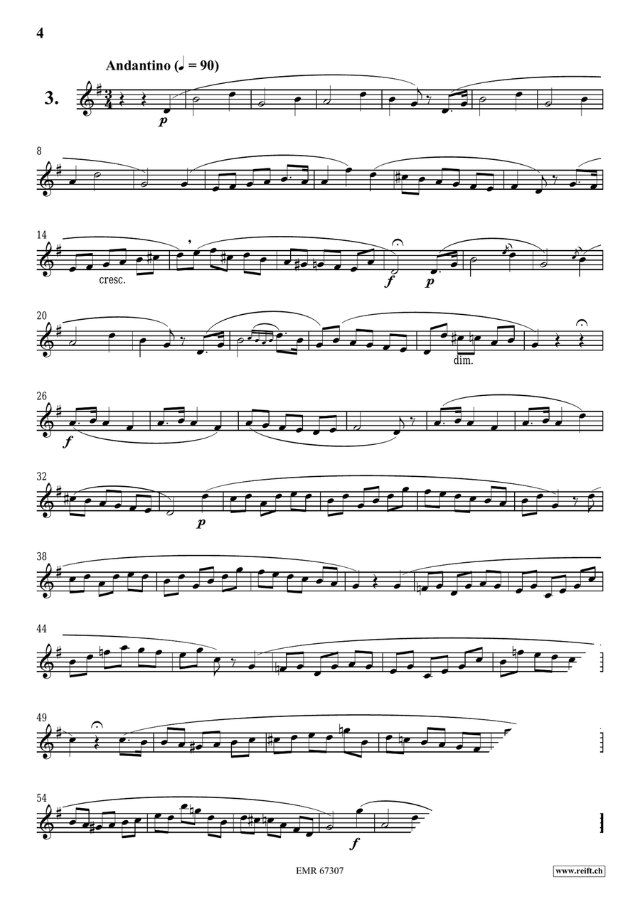 120 Melodic Studies in one volume Baritone Saxophone scores gallery preview page 4