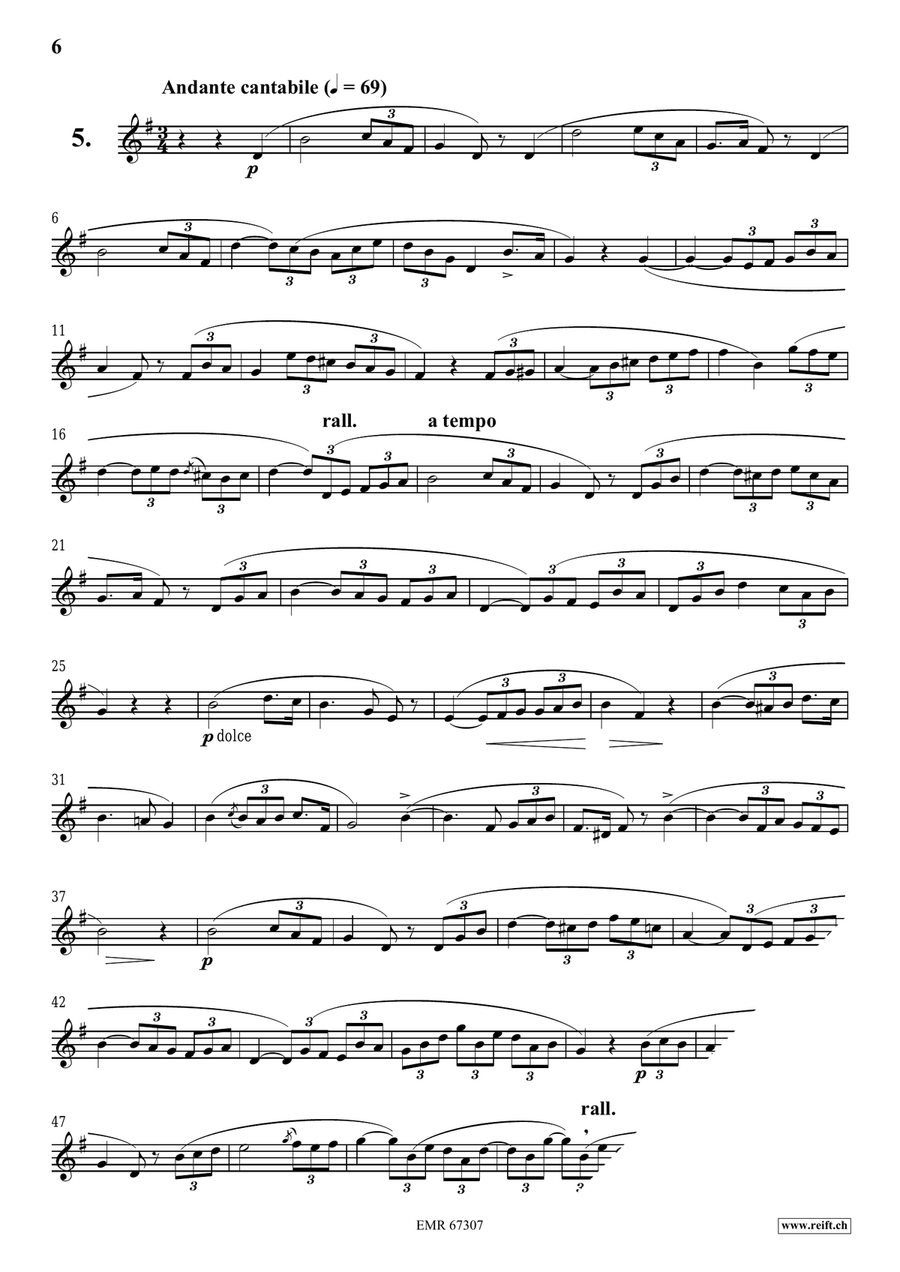 120 Melodic Studies in one volume Baritone Saxophone scores gallery preview page 6