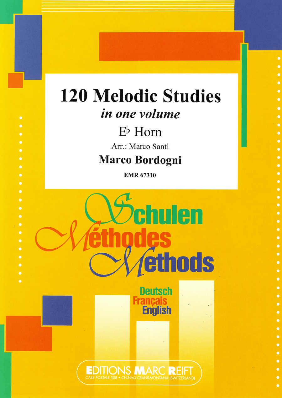 120 Melodic Studies in one volume Score scores gallery preview page 1