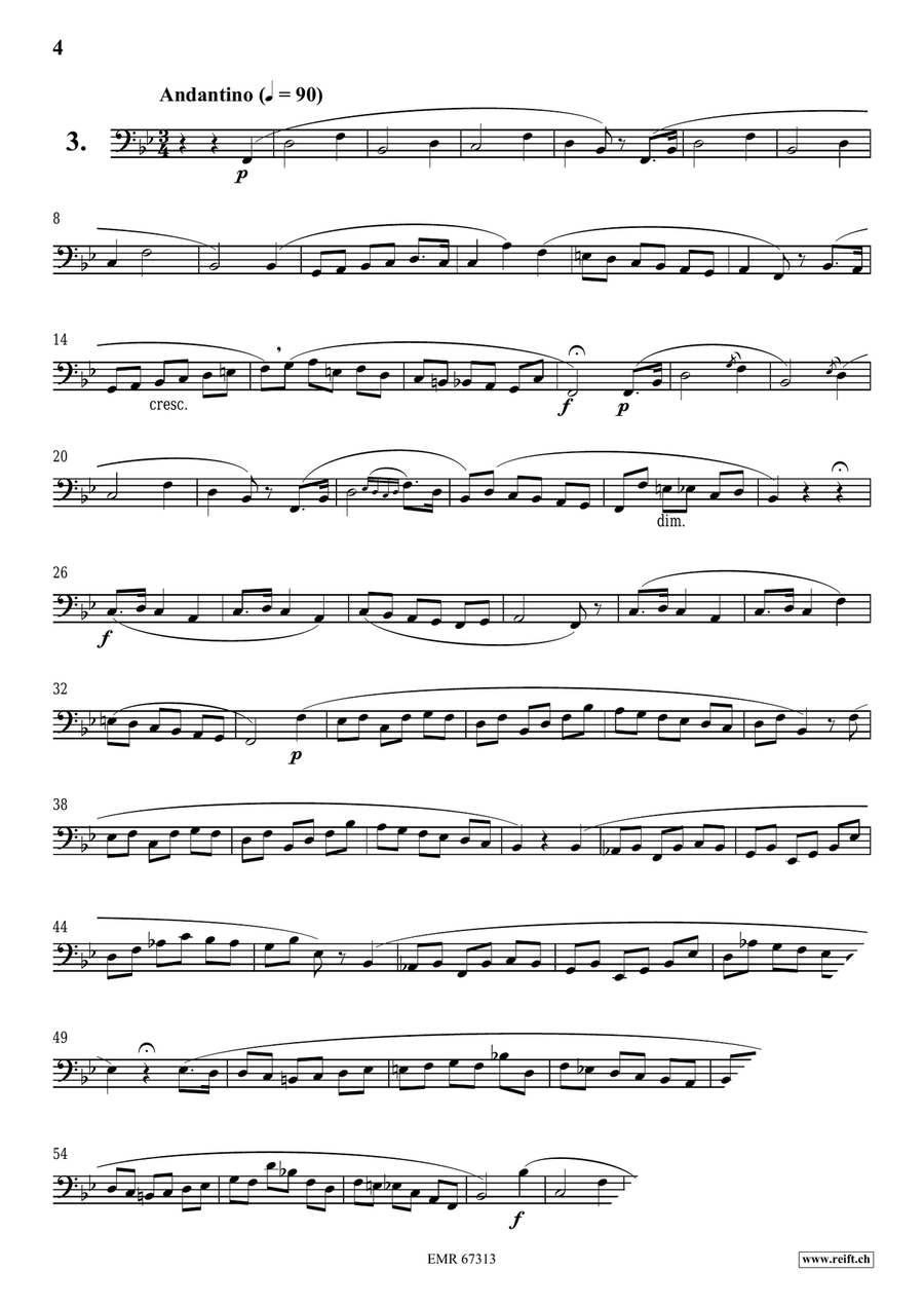 120 Melodic Studies in one volume Trombone scores gallery preview page 4