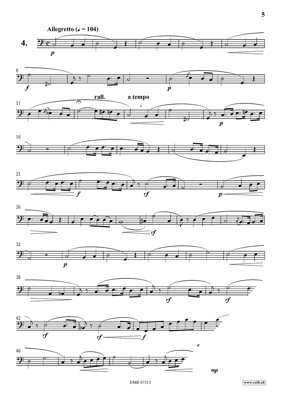 120 Melodic Studies in one volume Trombone scores gallery preview page 5