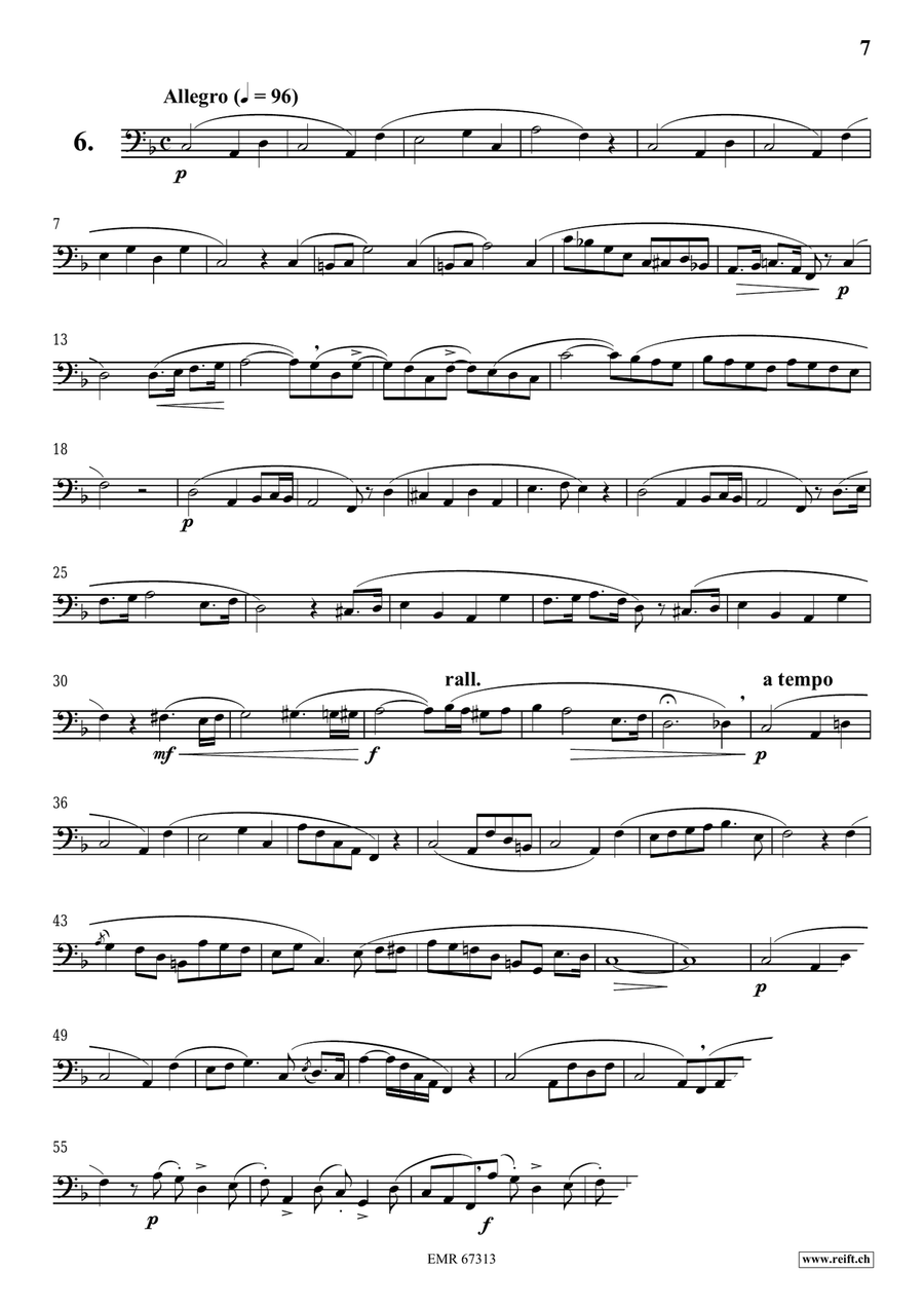 120 Melodic Studies in one volume Trombone scores gallery preview page 7
