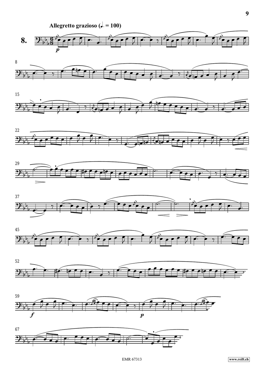 120 Melodic Studies in one volume Trombone scores gallery preview page 9