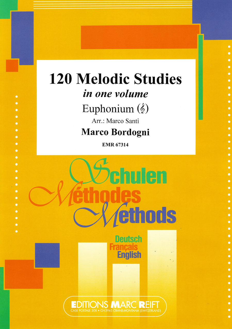 120 Melodic Studies in one volume Euphonium scores gallery preview page 1