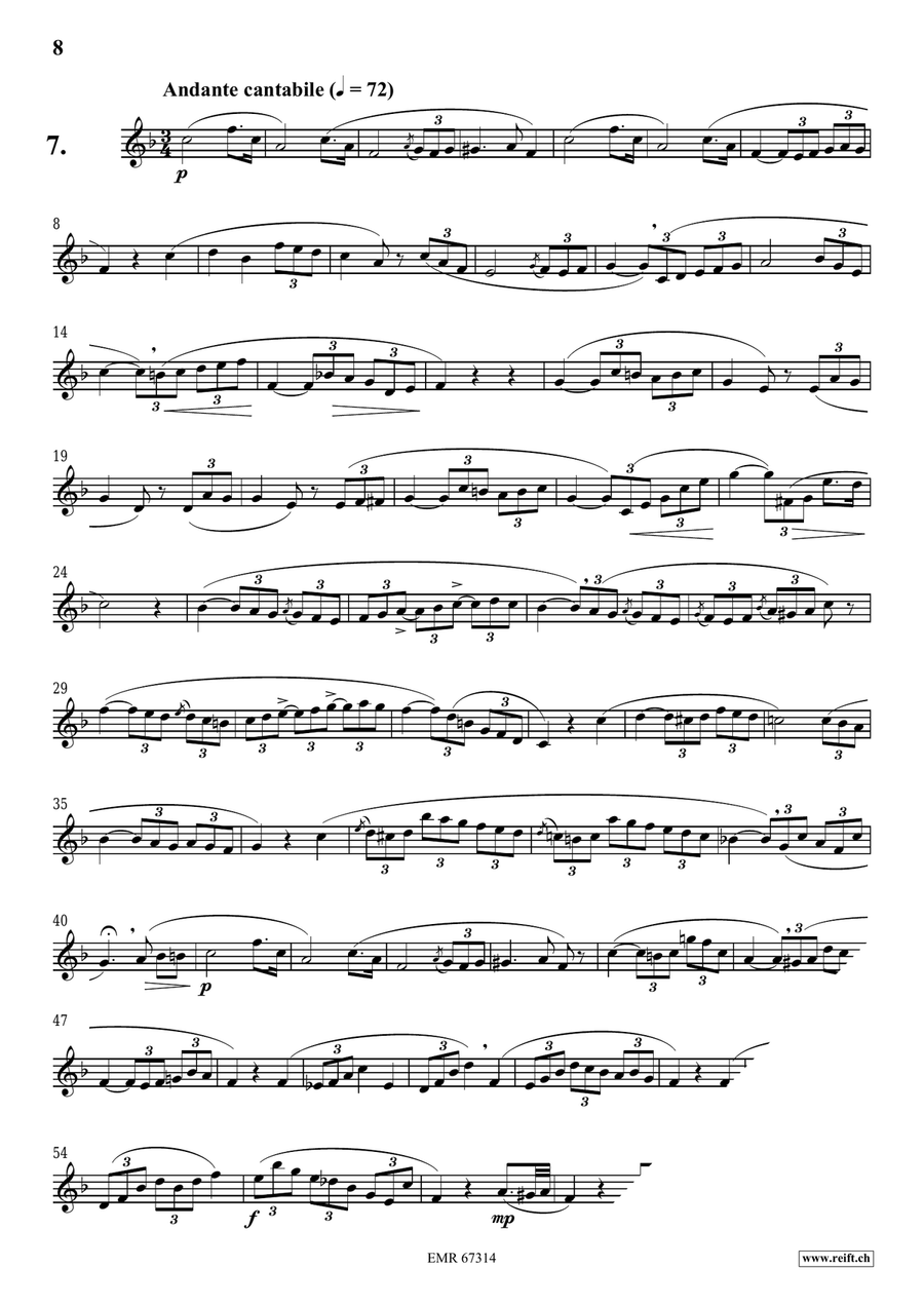 120 Melodic Studies in one volume Euphonium scores gallery preview page 8