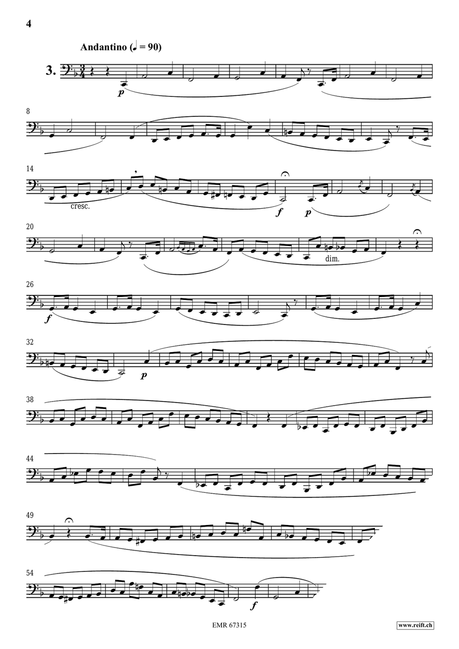 120 Melodic Studies in one volume Tuba scores gallery preview page 4
