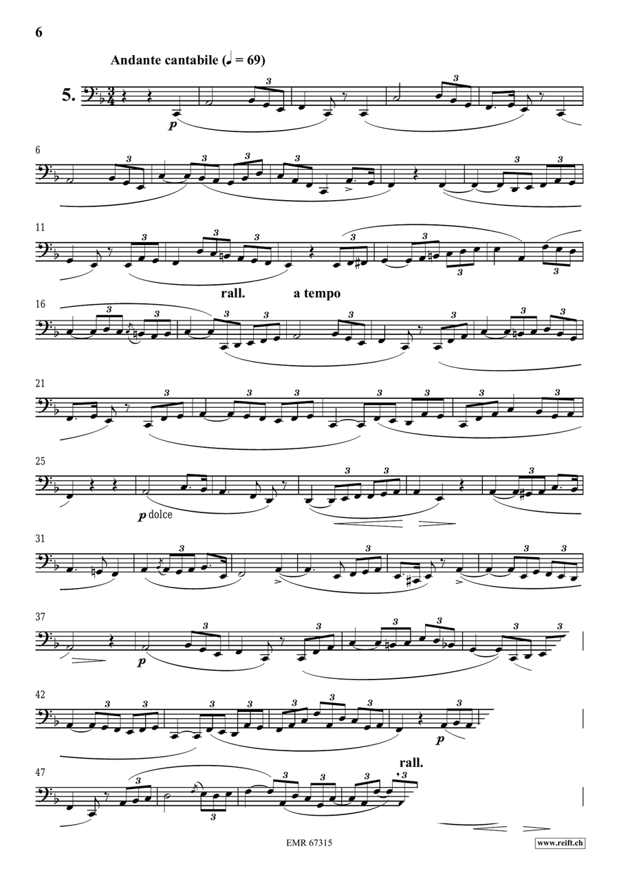 120 Melodic Studies in one volume Tuba scores gallery preview page 6