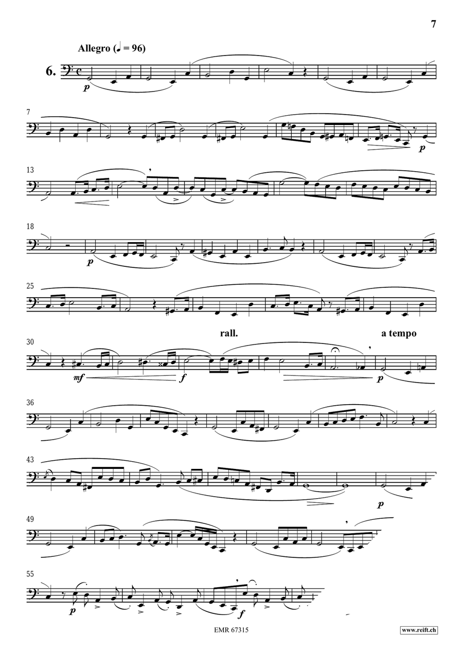 120 Melodic Studies in one volume Tuba scores gallery preview page 7