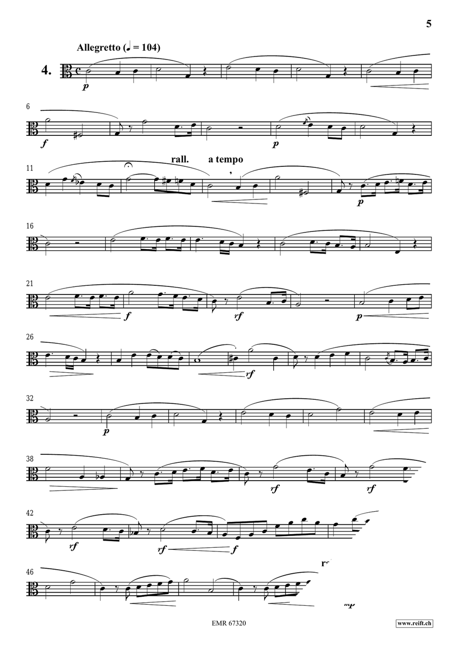 120 Melodic Studies in one volume Viola Solo scores gallery preview page 5