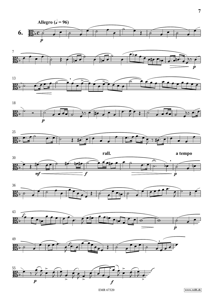 120 Melodic Studies in one volume Viola Solo scores gallery preview page 7