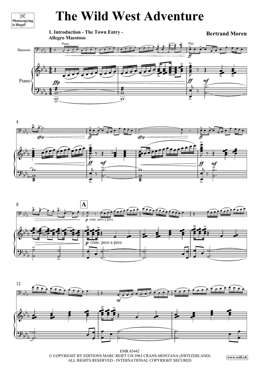 The Wild West Adventure The Wild West Adventure Bassoon Solo scores gallery preview page 5