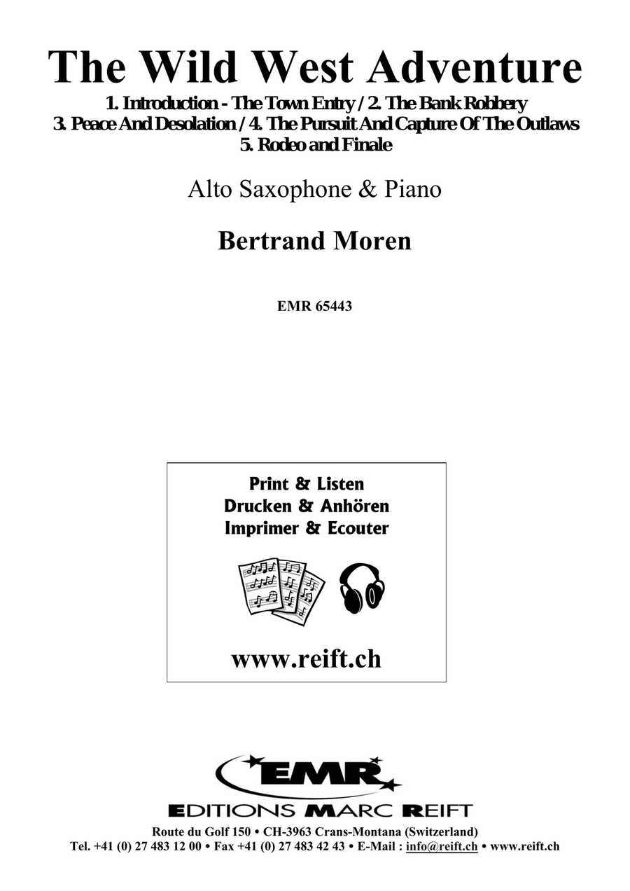 The Wild West Adventure The Wild West Adventure Alto Saxophone scores gallery preview page 2