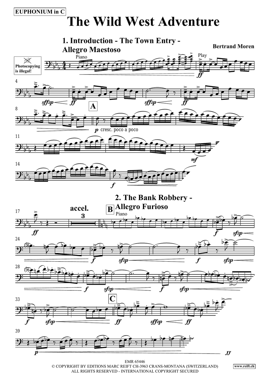 The Wild West Adventure The Wild West Adventure Euphonium scores gallery preview page 4