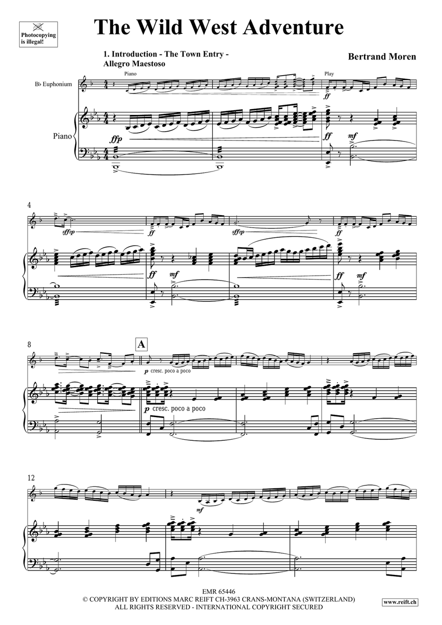 The Wild West Adventure The Wild West Adventure Euphonium scores gallery preview page 5